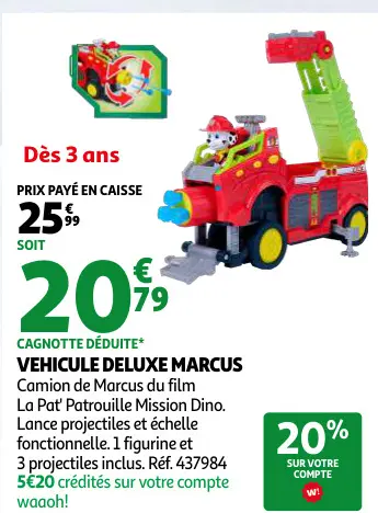 Offre: Véhicule deluxe Marcus
