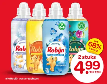 Aanbieding: Robijn wasverzachters