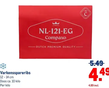 Aanbieding: Varkensspareribs