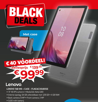 Aanbieding: LENOVO TAB M9 + CASE - ITLNZAC30180SE