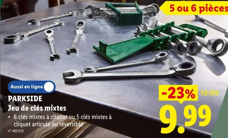 Offre: Jeu de clés mixtes