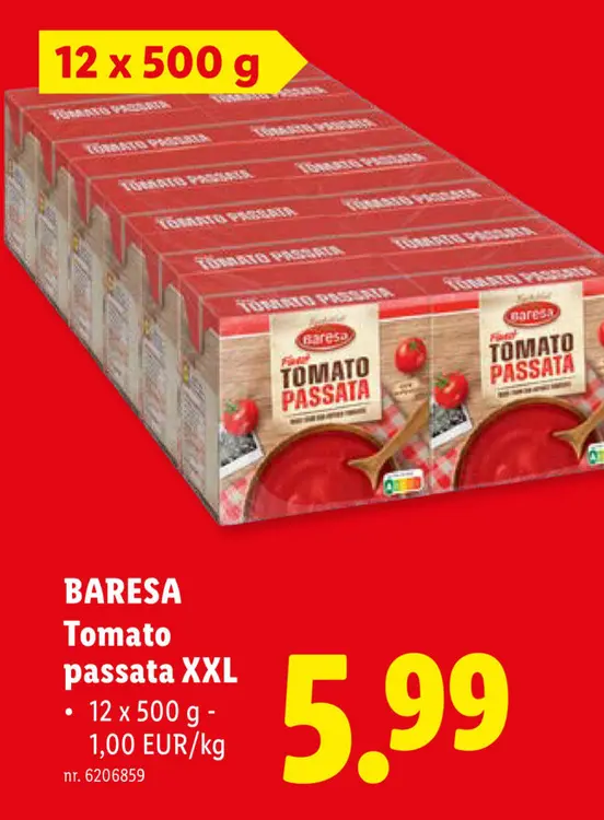 Promotie: Tomato passata XXL