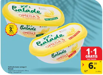 Aanbieding: Halfvolle boter omega 3