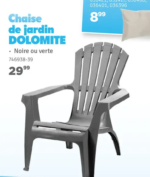 Offre: Chaise de jardin DOLOMITE