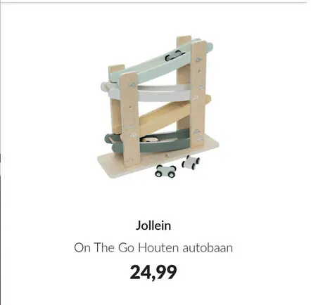Aanbieding: On The Go Houten autobaan