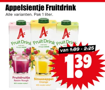 Aanbieding: Appelsientje Fruitdrink