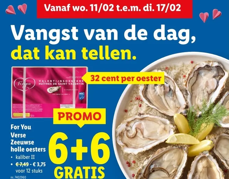 Promotie: Verse Zeeuwse holle oesters