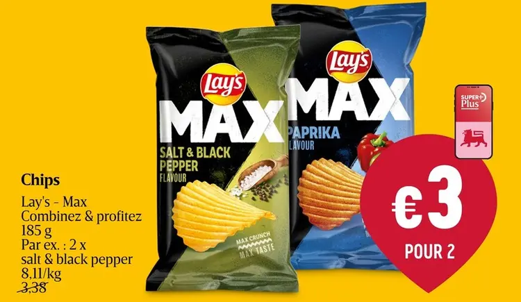 Offre: Chips Lay's - Max