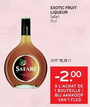 Offre: Exotic fruit liqueur