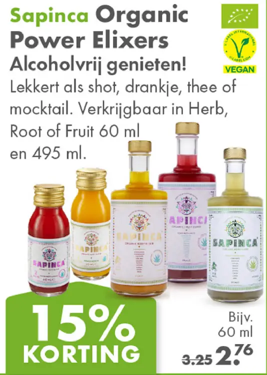 Aanbieding: Organic Power Elixers