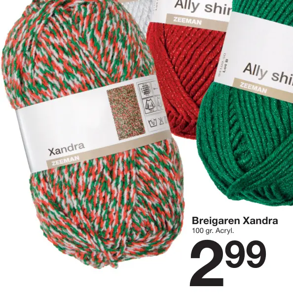 Aanbieding: Breigaren Xandra