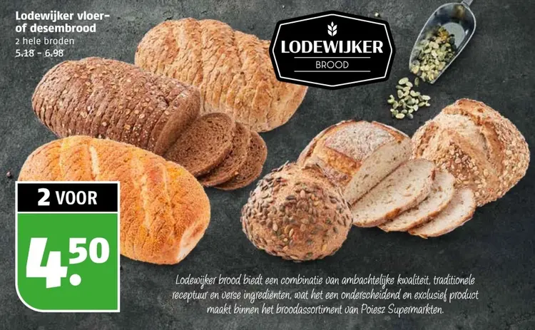 Aanbieding: Lodewijker vloer- of desembrood