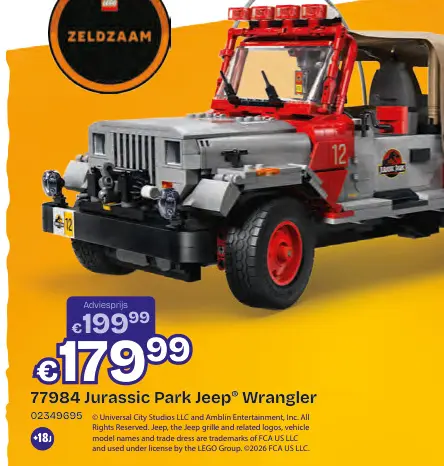 Promotie: Jurassic Park Jeep Wrangler