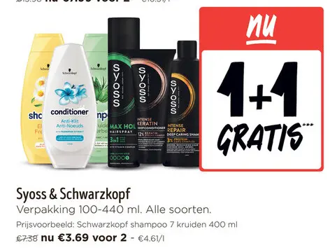 Promotie: Syoss & Schwarzkopf