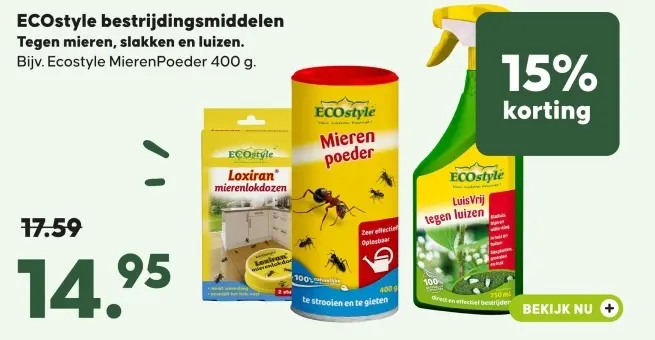 Aanbieding: ECOstyle bestrijdingsmiddelen