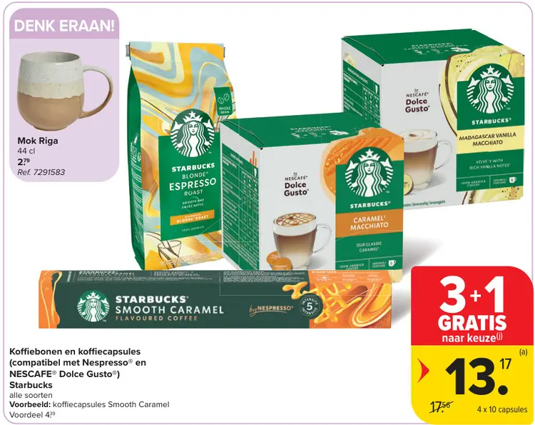 Promotie: Koffiebonen en koffiecapsules