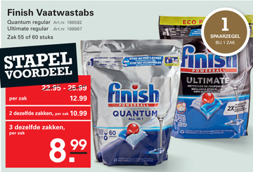 Aanbieding: Finish Vaatwastabs Quantum regular