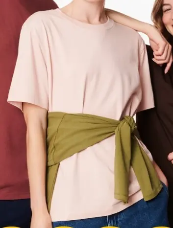 Aanbieding: Roze dames t-shirt regular fit