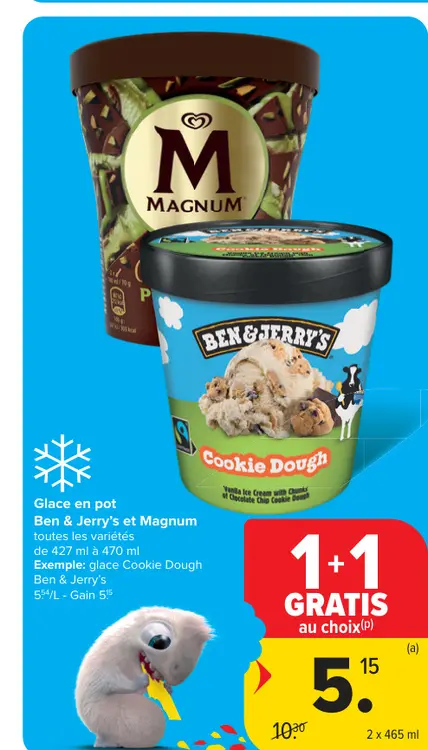 Offre: Glace en pot