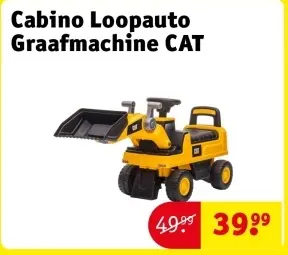 Aanbieding: Cabino Loopauto Graafmachine CAT
