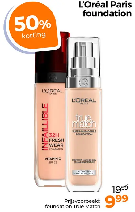 Aanbieding: L'Oréal Paris foundation