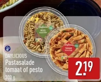 Aanbieding: Pastasalade tomaat of pesto
