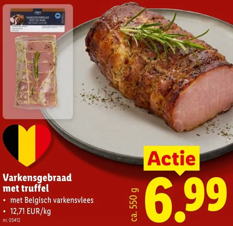 Promotie: Varkensgebraad met truffel