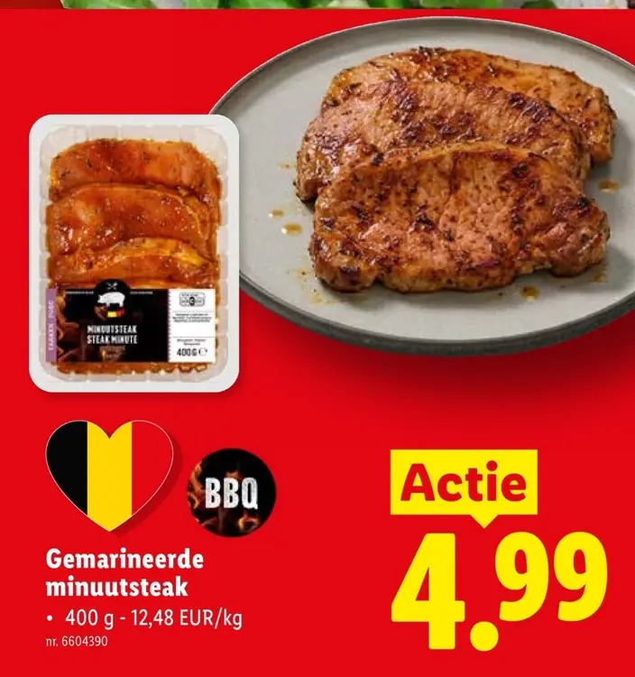 Promotie: Gemarineerde minuutsteak