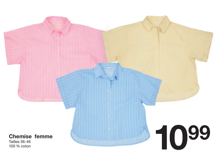 Offre: Chemise femme