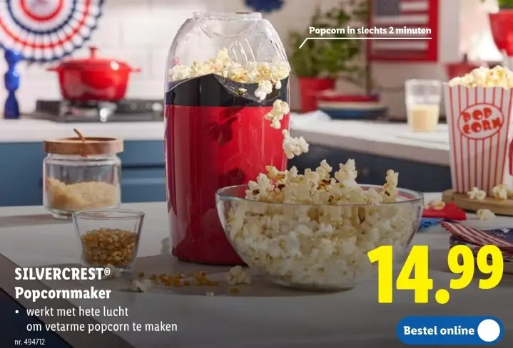 Promotie: Popcornmaker