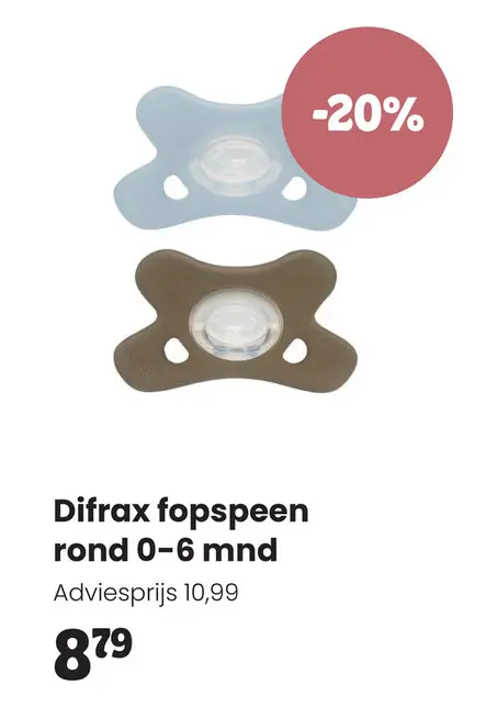 Aanbieding: Difrax fopspeen