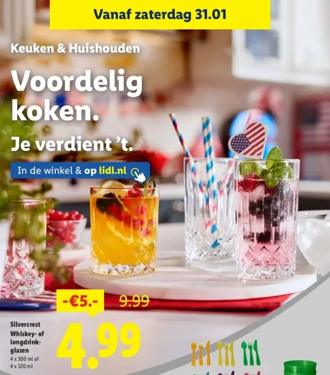 Aanbieding: Whiskey- of longdrinkglazen