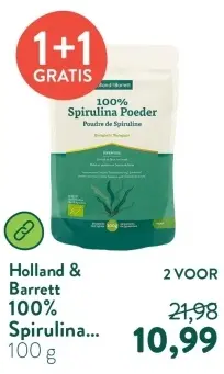 Aanbieding: Holland & Barrett 100% Spirulina...