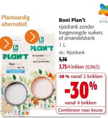 Promotie: Boni Plan't rijstdrank zonder toegevoegde suiker