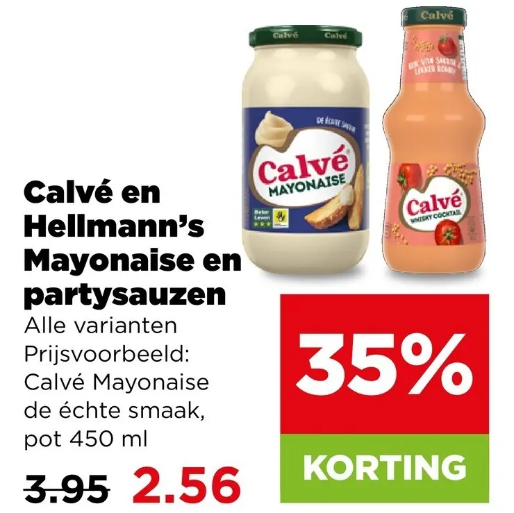 Aanbieding: Mayonaise en partysauzen
