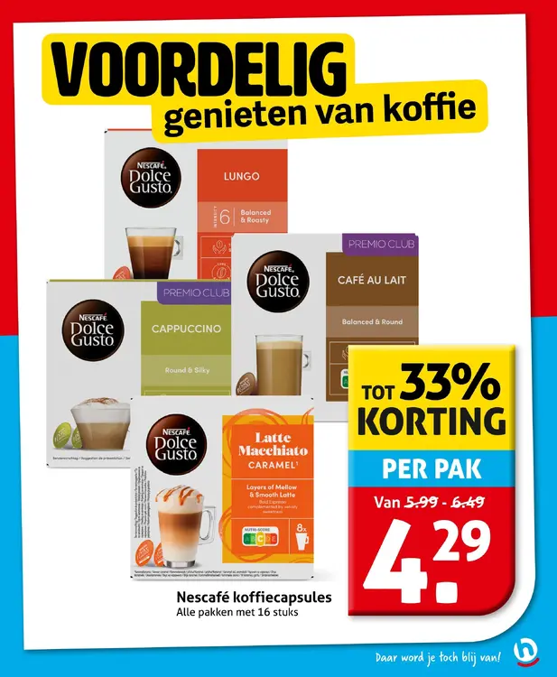 Aanbieding: Koffiecapsules
