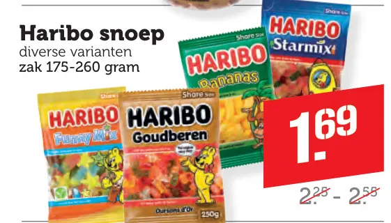 Aanbieding: Haribo snoep