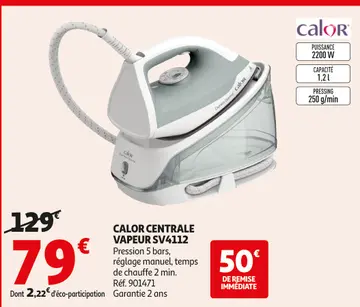 Aanbieding: Calor centrale vapeur sv4112
