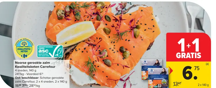 Promotie: Noorse gerookte zalm