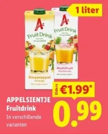 Aanbieding: APPELSIENTJE Fruitdrink