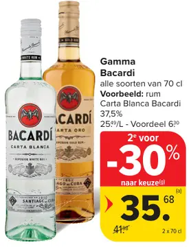 Aanbieding: Gamma Bacardí