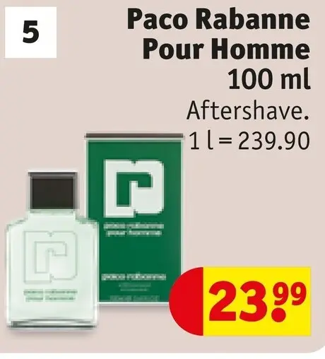 Promotie: Paco Rabanne Pour Homme
