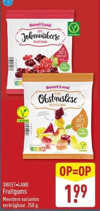 Aanbieding: Fruitgums