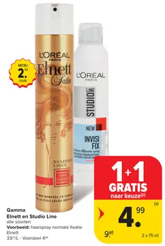 Aanbieding: Gamma Elnett en Studio Line