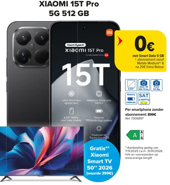 Promotie: Xiaomi 15T Pro 5G 512 GB