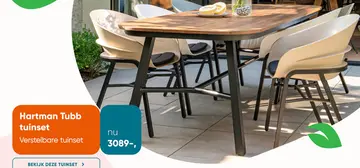 Aanbieding: Hartman Tubb tuinset