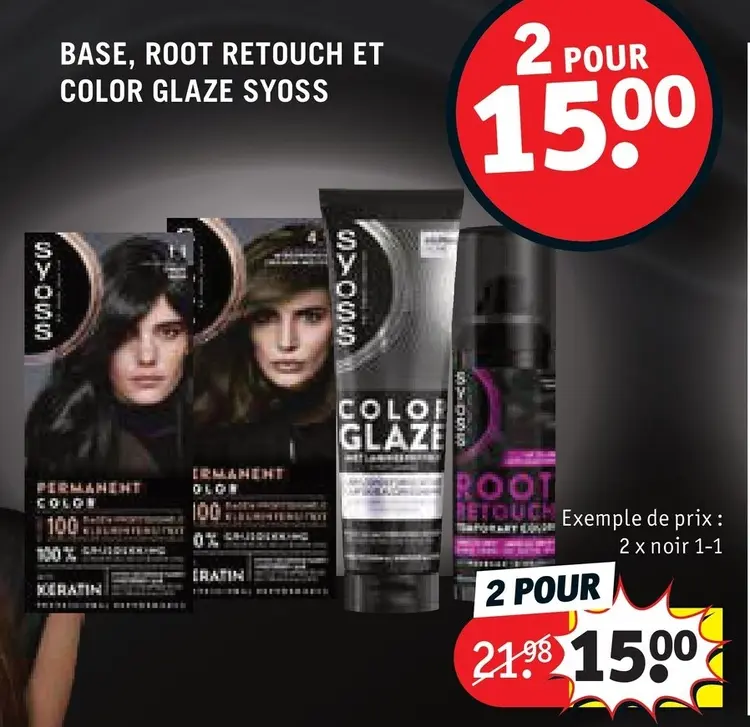 Offre: Base, root retouch et color glaze