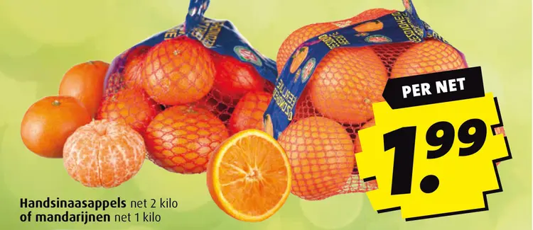 Aanbieding: Handsinaasappels of mandarijnen