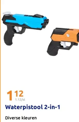 Promotie: Waterpistool 2-in-1
