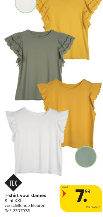 Promotie: T-shirt voor dames